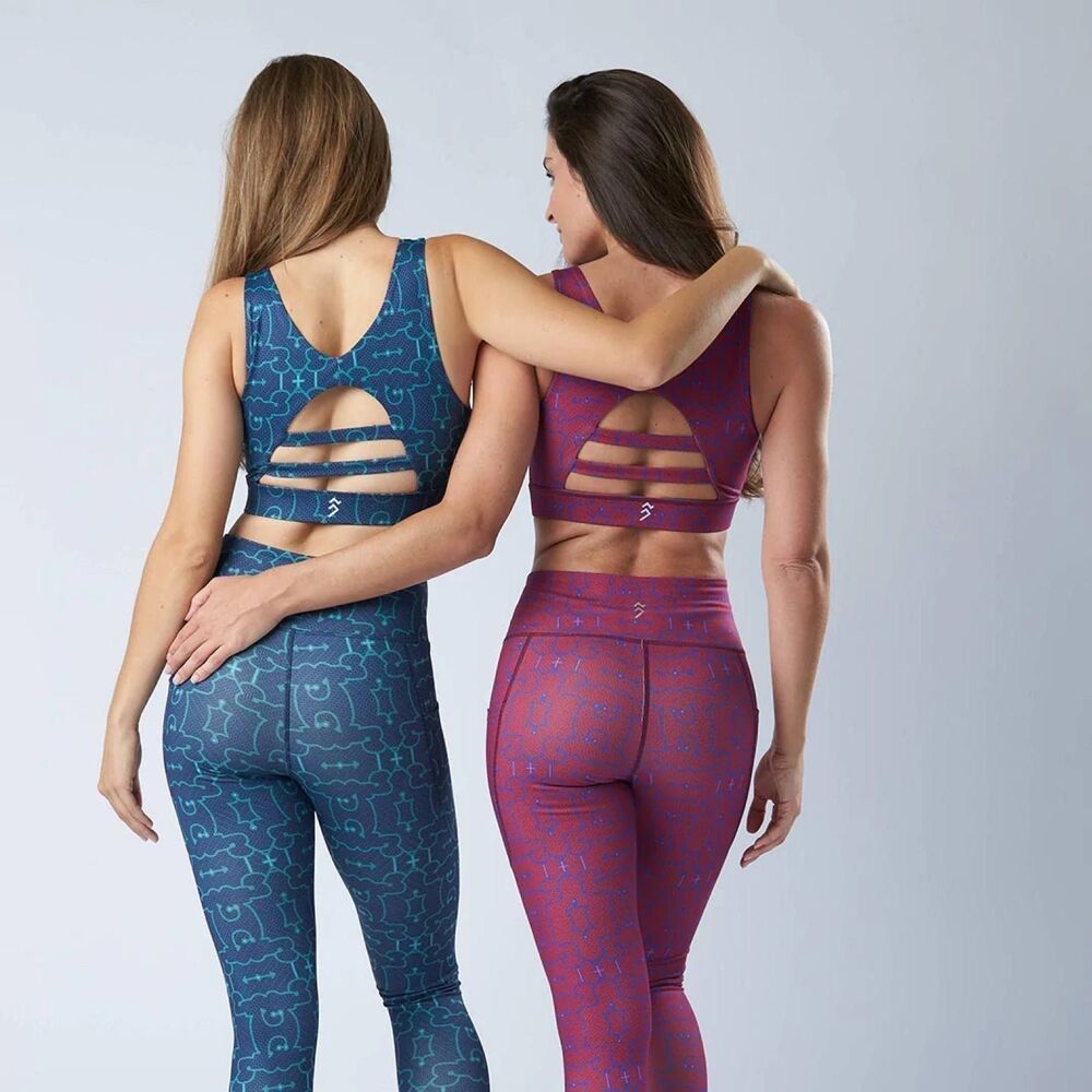 Loveletics LEGGING and Bra set IN TITICACA BLUE